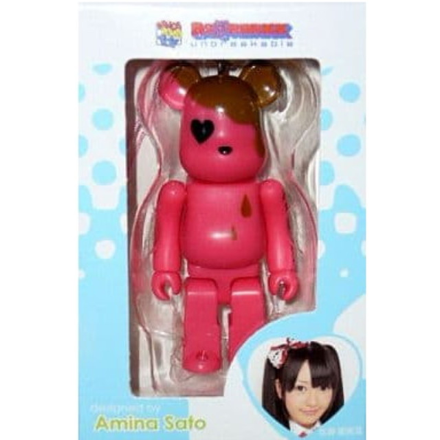 [FIG]BE＠RBRICK ベアブリック(佐藤亜美菜デザイン)「セブンイレブンフェア×AKB48」 フィギュア メディコム・トイ