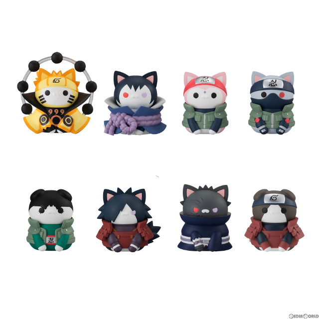 [FIG](BOX)MEGA CAT PROJECT ニャルト!LAST BATTLE編 NARUTO-ナルト- 疾風伝 フィギュア(8個) メガハウス