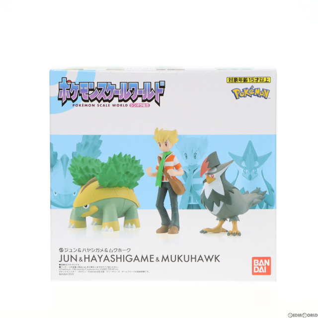 [FIG](食玩)ポケモンスケールワールド シンオウ地方 ジュン&ハヤシガメ&ムクホーク ポケットモンスター 1/20 完成品 フィギュア プレミアムバンダイ&ポケモンセンター限定 バンダイ