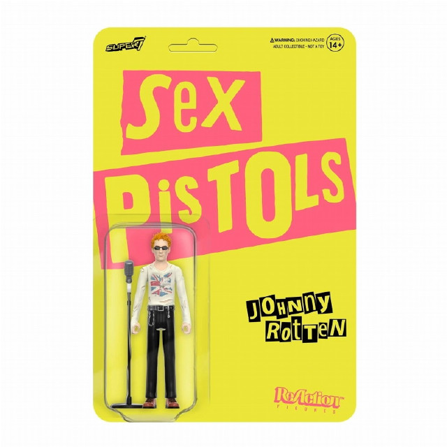 [FIG]ジョニー・ロットン 「SEX PISTOLS-セックス・ピストルズ-」 リ・アクションシリーズ 3.75インチ アクション フィギュア スーパー7/豆魚雷