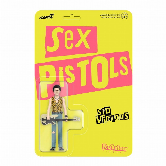 [FIG]シド・ヴィシャス 「SEX PISTOLS-セックス・ピストルズ-」 リ・アクションシリーズ 3.75インチ アクション フィギュア スーパー7/豆魚雷