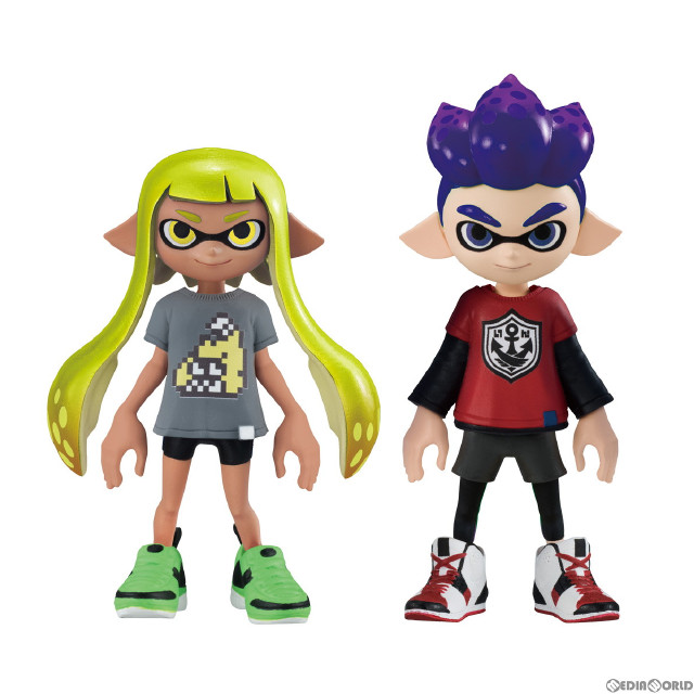 [FIG](BOX)(食玩)スプラトゥーン2 きせかえギアコレクション 復刻版 Splatoon2 フィギュア(8個) バンダイ