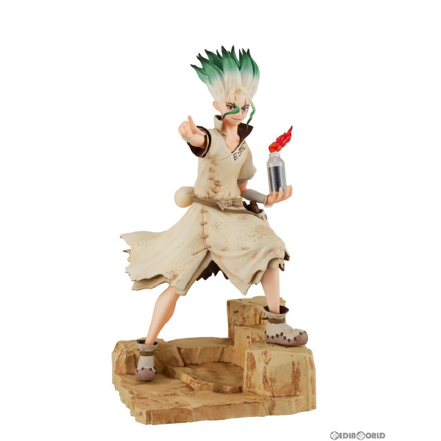 [FIG]TENITOL 石神千空(いしがみせんくう) Dr.STONE(ドクターストーン) 完成品 フィギュア(AMU-TNL0028) フリュー
