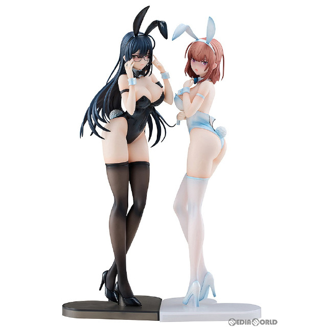 [FIG]黒バニー葵&白バニー夏芽(あおい&なつめ) 2体セット 限定バージョン イコモチ オリジナルキャラクター 1/6 完成品 フィギュア ENSOUTOYS(エンソウトイズ)/グッドスマイルカンパニー