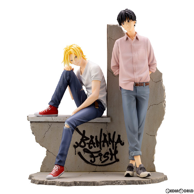 [FIG](再販)ARTFX J アッシュ & 英二(えいじ) BANANA FISH(バナナフィッシュ) 1/8 完成品 フィギュア(PV175) コトブキヤ