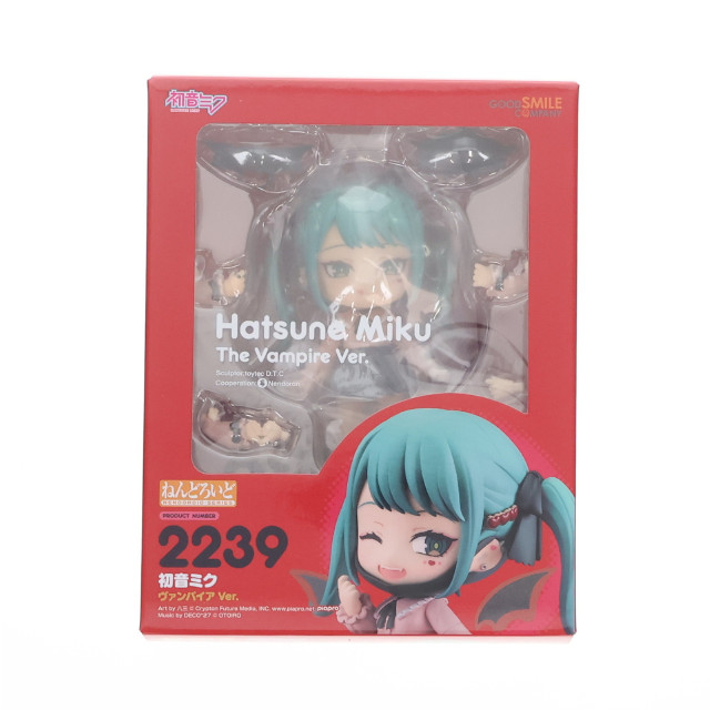 [FIG]GOODSMILE ONLINE SHOP限定特典付属 ねんどろいど 2239 初音ミク ヴァンパイア Ver. キャラクター・ボーカル・シリーズ01 初音ミク 完成品 可動フィギュア グッドスマイルカンパニー