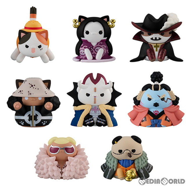 [FIG](BOX)MEGA CAT PROJECT ルフィと王下七武海 ニャンピースニャーン! ONE PIECE(ワンピース) フィギュア(8個) メガハウス