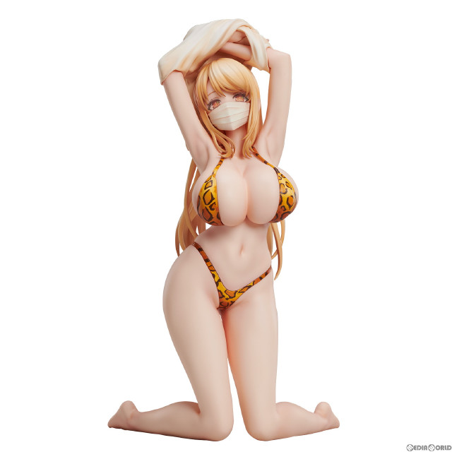 [FIG]ポップキュンイラスト『ヒョウ柄の水着』 完成品 フィギュア ユニオンクリエイティブ