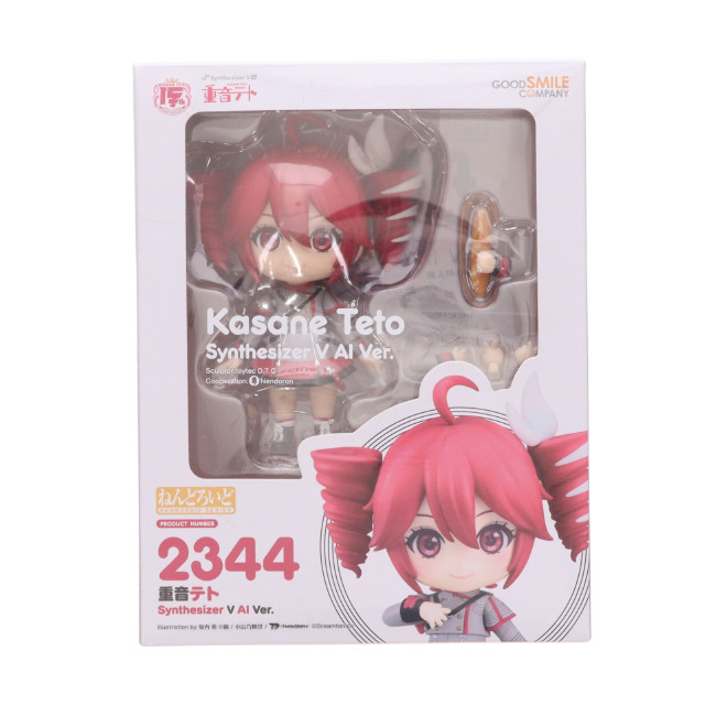 [FIG]GOODSMILE ONLINE SHOP購入特典付属 ねんどろいど 2344 重音テト(かさねてと) Synthesizer(シンセサイザー) V AI Ver. 完成品 可動フィギュア グッドスマイルカンパニー