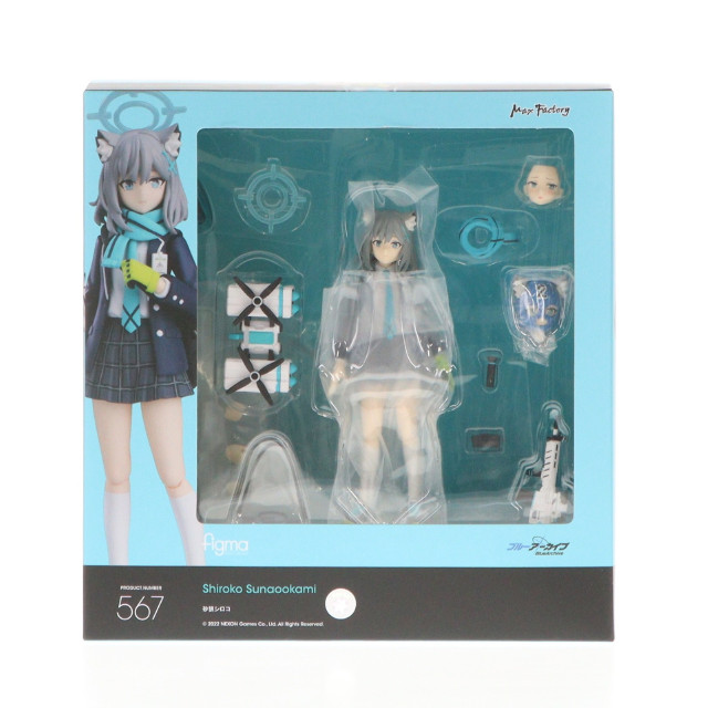 [FIG](再販)GOODSMILE ONLINE SHOP購入特典付属 figma(フィグマ) 567 砂狼シロコ(すなおおかみしろこ) ブルーアーカイブ -Blue Archive- 完成品 可動フィギュア マックスファクトリー/グッドスマイルカンパニー
