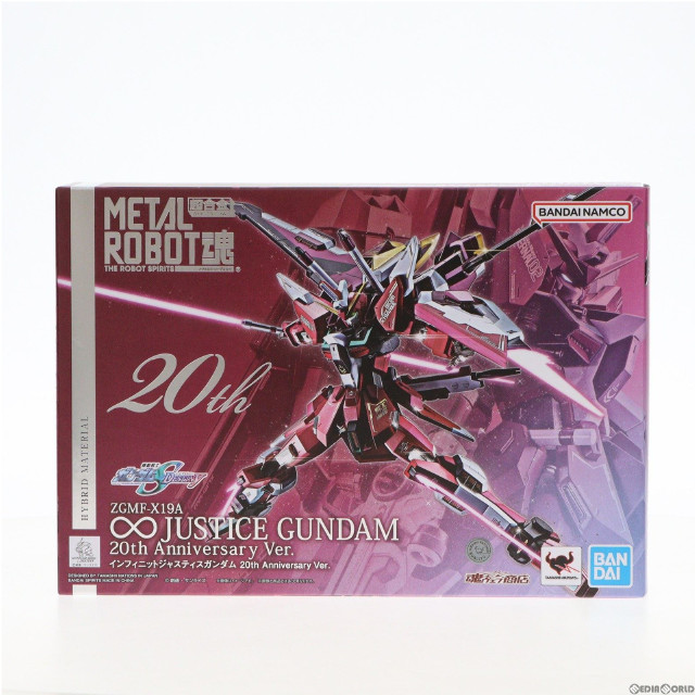 [FIG]魂ウェブ商店限定 METAL ROBOT魂(SIDE MS) インフィニットジャスティスガンダム 20th Anniversary Ver. 機動戦士ガンダムSEED DESTINY(シードデスティニー) 完成品 可動フィギュア バンダイ