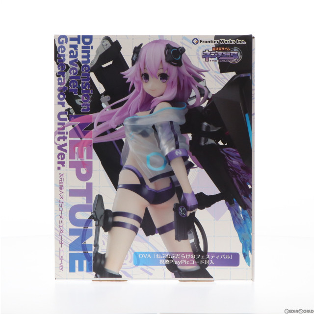 [FIG]OVA 超次元ゲイム ネプテューヌ-ねぷねぷだらけのフェスティバル- Blu-ray LIMITED EDITION(次元の旅人ネプテューヌ ジェネレーターユニットver. 1/7 フィギュア付属) 完成品(FFXT-0007) フロンティアワークス