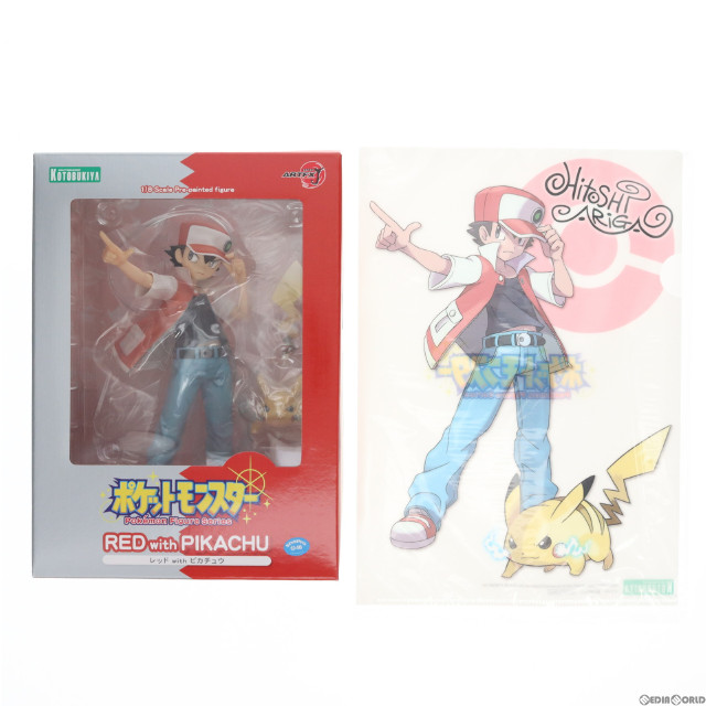 [FIG]ポケモンセンターオンライン限定特典付属 ARTFX J レッド with ピカチュウ ポケットモンスター 1/8 完成品 フィギュア(PP656) コトブキヤ