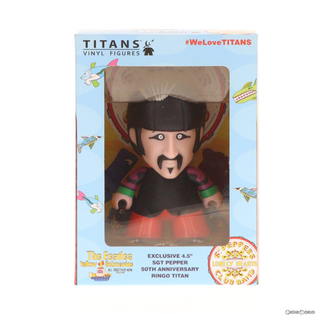 [FIG]リンゴ・スター(サージェント・ペパーズ・ロンリー・ハーツ・クラブ・バンド) ザ・ビートルズ 完成品 4.5インチ タイタンズ・ビニールフィギュア(海外流通版) タイタン
