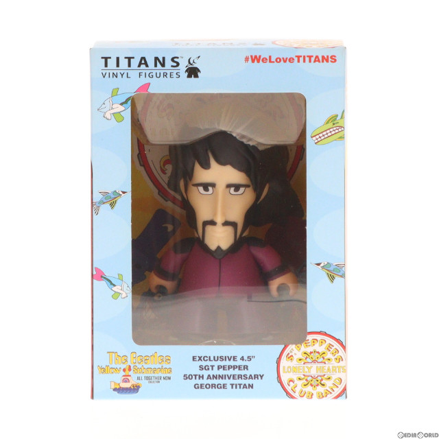 [FIG]ジョージ・ハリスン(サージェント・ペパーズ・ロンリー・ハーツ・クラブ・バンド) ザ・ビートルズ 完成品 4.5インチ タイタンズ・ビニールフィギュア(海外流通版) タイタン