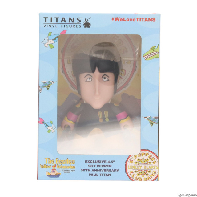 [FIG]ポール・マッカートニー(サージェント・ペパーズ・ロンリー・ハーツ・クラブ・バンド) ザ・ビートルズ 完成品 4.5インチ タイタンズ・ビニールフィギュア(海外流通版) タイタン