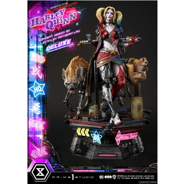 [FIG] アルティメットプレミアムマスターライン サイバーパンク ハーレイ・クイン(Concept design by Stanley Artgerm Lau) DX版 バットマン(コミック) 1/4 完成品 フィギュア(UPMDC-08DX) プライム1スタジオ