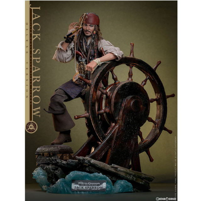 [FIG] ムービー・マスターピース DX ジャック・スパロウ(2.0/デラックス版) パイレーツ・オブ・カリビアン/最後の海賊 1/6 完成品 可動フィギュア(DX#38) ホットトイズ