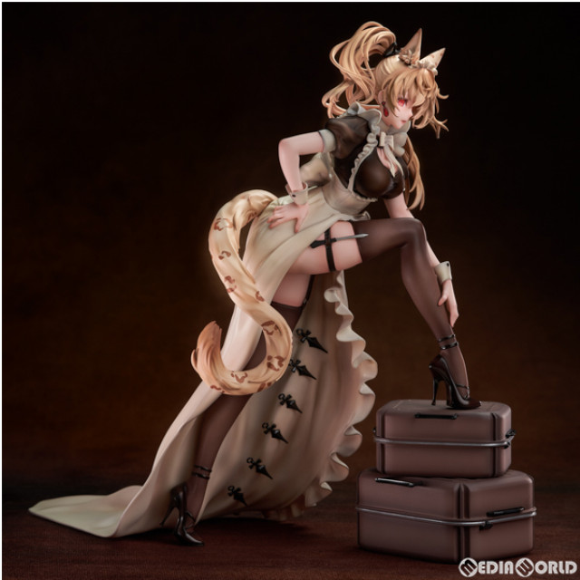 [FIG] 戦闘メイド 異種族 ベンガルヤマネコ マリア 豪華版(色紙&タペストリー付属) 1/7 完成品 フィギュア MAGI ARTS(マギアーツ)