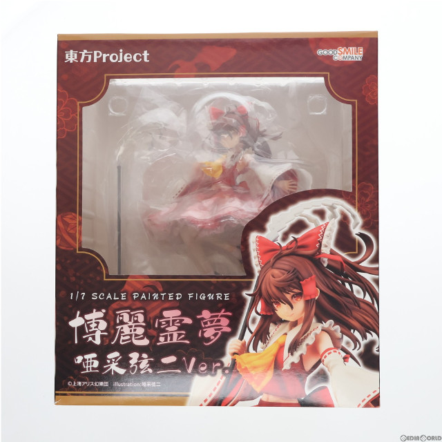 [FIG]A2ポスター付属 博麗霊夢(はくれいれいむ) 唖采弦二Ver. 東方Project 1/7 完成品 フィギュア アクアマリン