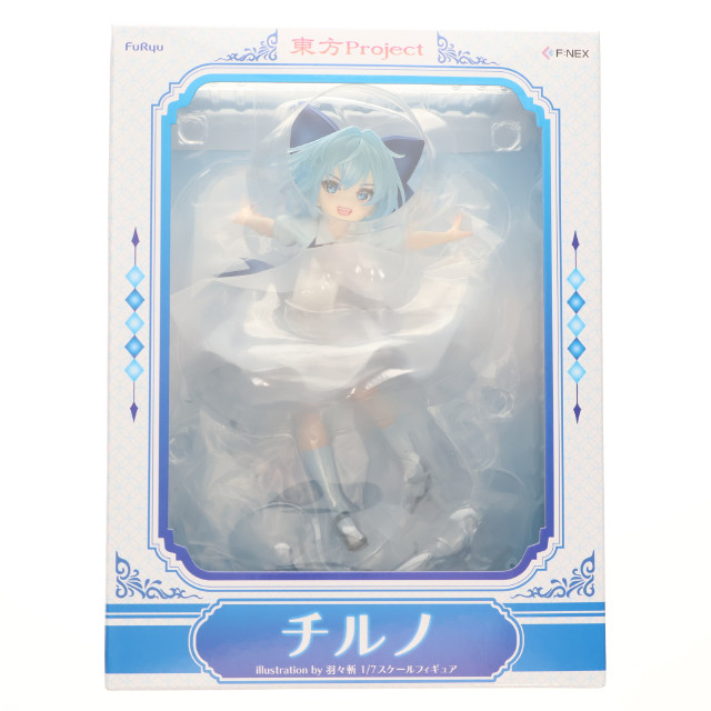 [FIG] イザナギ流通限定特典付属 チルノ illustration by 羽々斬(うーうーざん) 東方Project 1/7 完成品 フィギュア(AMU-FNX1089) フリュー