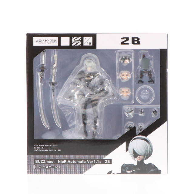 [FIG]BUZZmod.(バズモッド) 2B NieR:Automata(ニーア オートマタ) Ver1.1a 1/12 完成品 可動フィギュア アニプレックス