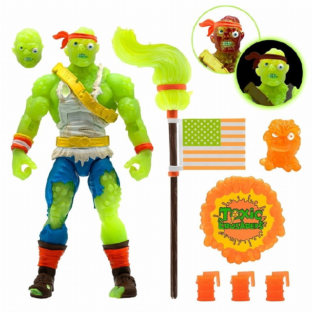 [FIG](再販)トキシー(メルヴィン) レディオアクティブレッドレイジ 悪魔の毒々モンスター 毒々あにめいしょん 完成品 アルティメイト 7インチ アクションフィギュア スーパー7