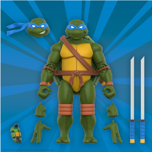 [FIG] レオナルド(2003 Ver.) ティーンエイジ・ミュータント・ニンジャ・タートルズ TMNT wave 12 完成品 アルティメイト 7インチ アクションフィギュア スーパー7