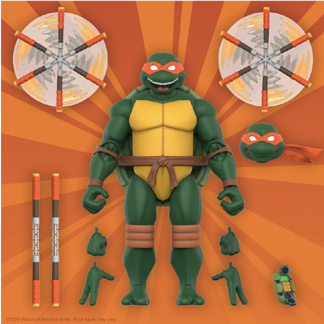 [FIG] ミケランジェロ(2003 Ver.) ティーンエイジ・ミュータント・ニンジャ・タートルズ TMNT wave 12 完成品 アルティメイト 7インチ アクションフィギュア スーパー7