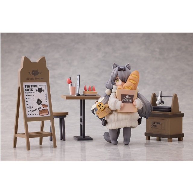 [FIG] DLCシリーズ ティータイム キャッツ シーン にゃん町「パン屋」お客にゃん 完成品 フィギュア RIBOSE(核糖文化)