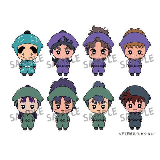 [FIG] にょきんと『忍たま乱太郎』マスコットフィギュアVol.2(8個) PROOF(プルーフ)