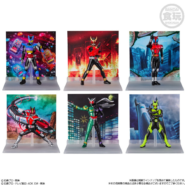 [FIG] (BOX)(食玩)MICRO STATUE COLLECTION 仮面ライダー フィギュア(8個) バンダイ