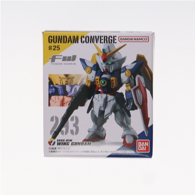 [FIG](単品)(食玩)3.ウイングガンダム FW GUNDAM CONVERGE(ガンダムコンバージ) #25 新機動戦記ガンダムW(ウイング) フィギュア バンダイ