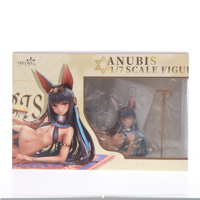 [FIG]ポストカード&缶バッジ付属 アヌビス神の少憩 Illustrated by 狐宮ニギ 1/7 完成品 フィギュア FREEWILLSTUDIO(フリーウィルスタジオ)