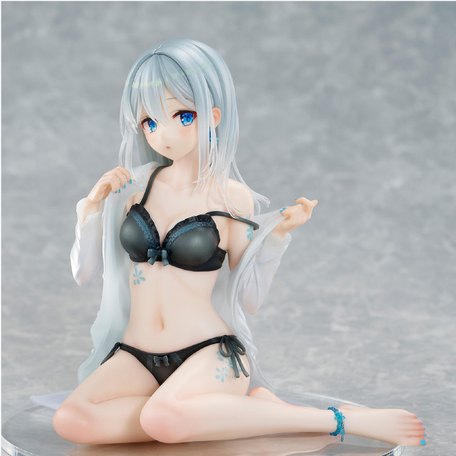 [FIG] ふーみイラスト『おきがえ銀髪ちゃん ～空色の朝～ 限定衣装ver.』 完成品 フィギュア ユニオンクリエイティブ