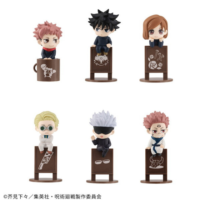 [FIG] (BOX)(再販)お茶友シリーズ 呪術廻戦 フィギュア(6個) メガハウス