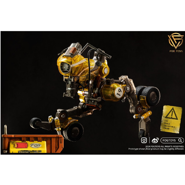 [FIG] ファンタジー・アルファベット 乗り物シリーズ 02RT 竜 透明Ver. 1/12 完成品 可動フィギュア FOGTOYS(フォグトイズ)