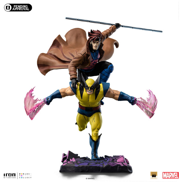 [FIG] アイアン・スタジオ スタチュー デラックス・アートスケール ガンビット&ウルヴァリン[アニメ『X-Men(エックスメン) '97』] マーベル 1/10 完成品 フィギュア アイアンスタジオ