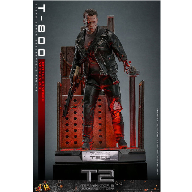[FIG] ムービー・マスターピース DX T-800(バトルダメージ/2.0版) ターミネーター2 1/6 完成品 可動フィギュア(DX-#46) ホットトイズ