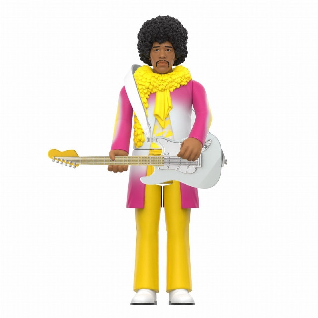 [FIG] リ・アクション JIMI HENDRIX ジミ・ヘンドリックス リバース・アルバムカラーver. 完成品 可動フィギュア スーパー7