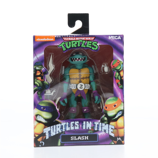 [FIG]スラッシュ TMNT タートルズ・イン・タイム 完成品 7インチ アクションフィギュア シリーズ1 ネカ