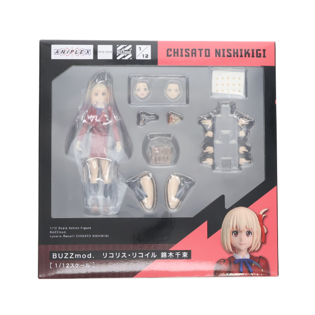 [FIG]ANIPLEX+限定 BUZZmod.(バズモッド) 錦木千束(にしきぎちさと) リコリス・リコイル 1/12 完成品 アクションフィギュア アニプレックス