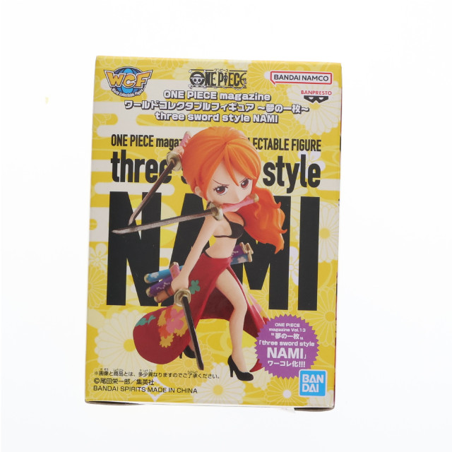 [FIG]ワールドコレクタブルフィギュア 〜夢の一枚〜 ナミ(三刀流) ONE PIECE(ワンピース) 完成品 フィギュア バンダイ