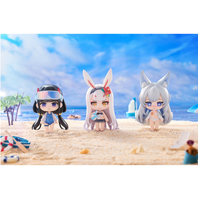 [FIG] クリアカード3枚付属 3体セット アズールレーン サマー水着 完成品 デフォルメフィギュア Vol.1 HanaBee(ハナビー)