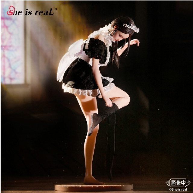 [FIG] ポストカード&背景屏風付属 She is real Water Droplet メイド 1/6 完成品 フィギュア BearPanda(ベアパンダ)