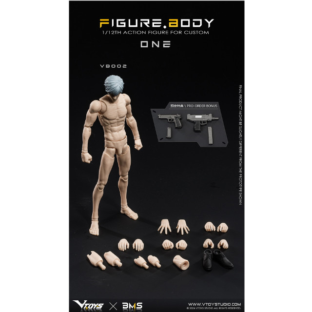 [FIG] 予約特典2種付属 ONE(ワン) VB002 ホワイトスキン 1/12 完成品 可動フィギュア VTOYS×BMS