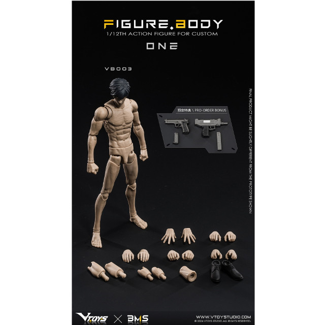 [FIG] 予約特典2種付属 ONE(ワン) VB003 イエロースキン 1/12 完成品 可動フィギュア VTOYS×BMS