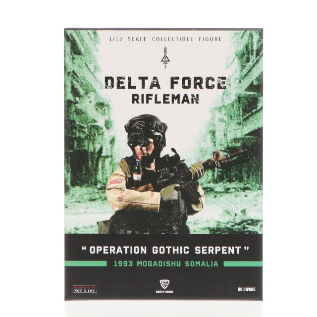 [FIG] アメリカ陸軍 デルタフォース マスターサージェント タスクフォースレンジャー 1993 ソマリア 1/12 完成品 可動フィギュア Crazyfigure(クレイジーフィギュア)