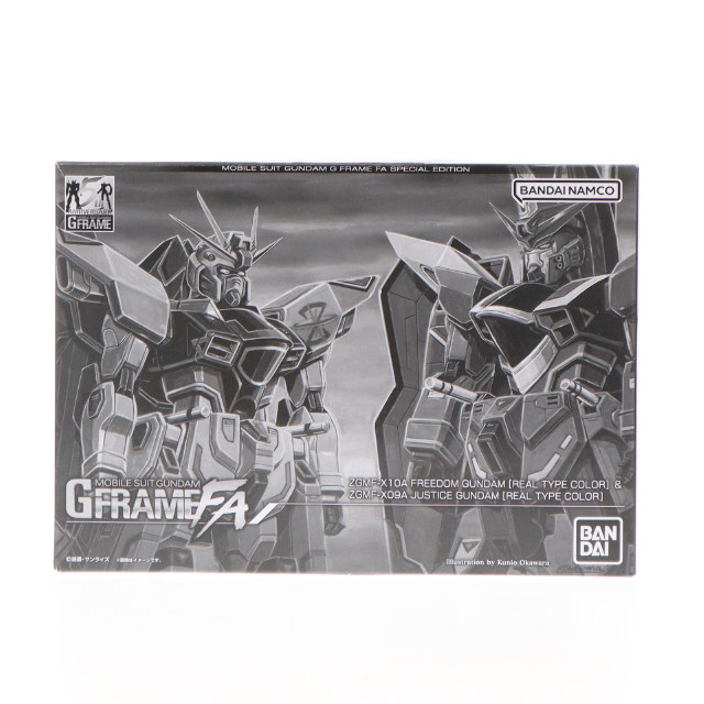 [FIG] (食玩) プレミアムバンダイ限定 機動戦士ガンダム GフレームFA フリーダムガンダム(リアルタイプカラー)&ジャスティスガンダム(リアルタイプカラー) 機動戦士ガンダムSEED(シード) 可動フィギュア バンダイ