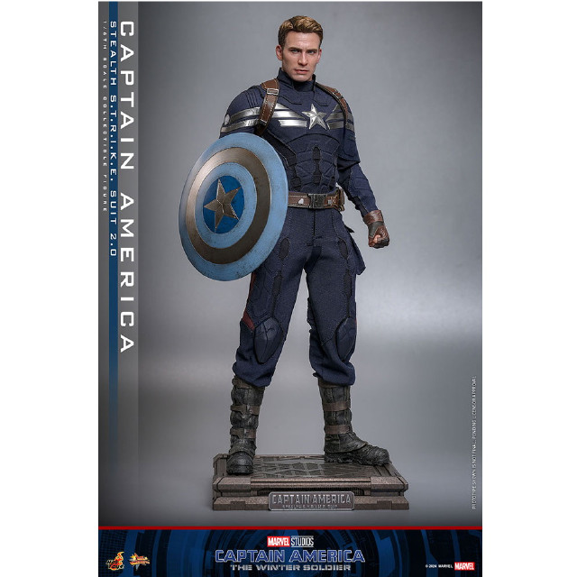[FIG] ムービー・マスターピース キャプテン・アメリカ(ステルス・スーツ/2.0版) キャプテン・アメリカ/ウィンター・ソルジャー 1/6 完成品 可動フィギュア(MM#783) ホットトイズ